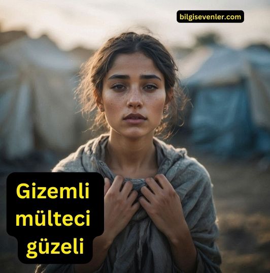 Gizemli ve narin mülteci güzeli